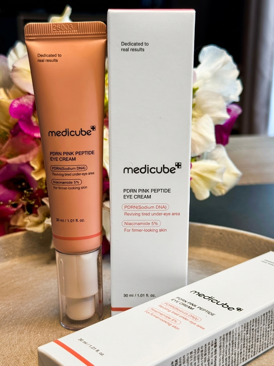 MEDICUBE PDRN rozā peptīdu acu krēms, 30 ml