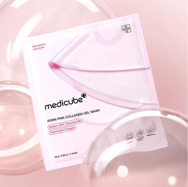 Medicube PDRN Pink hidrogēla maska ar kolagēnu
